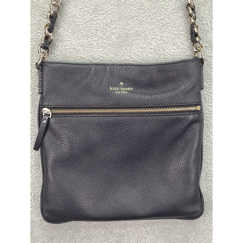 Kate Spade New York Pebbled Cow Leather Crossbody Purse with Zipper Closure‎